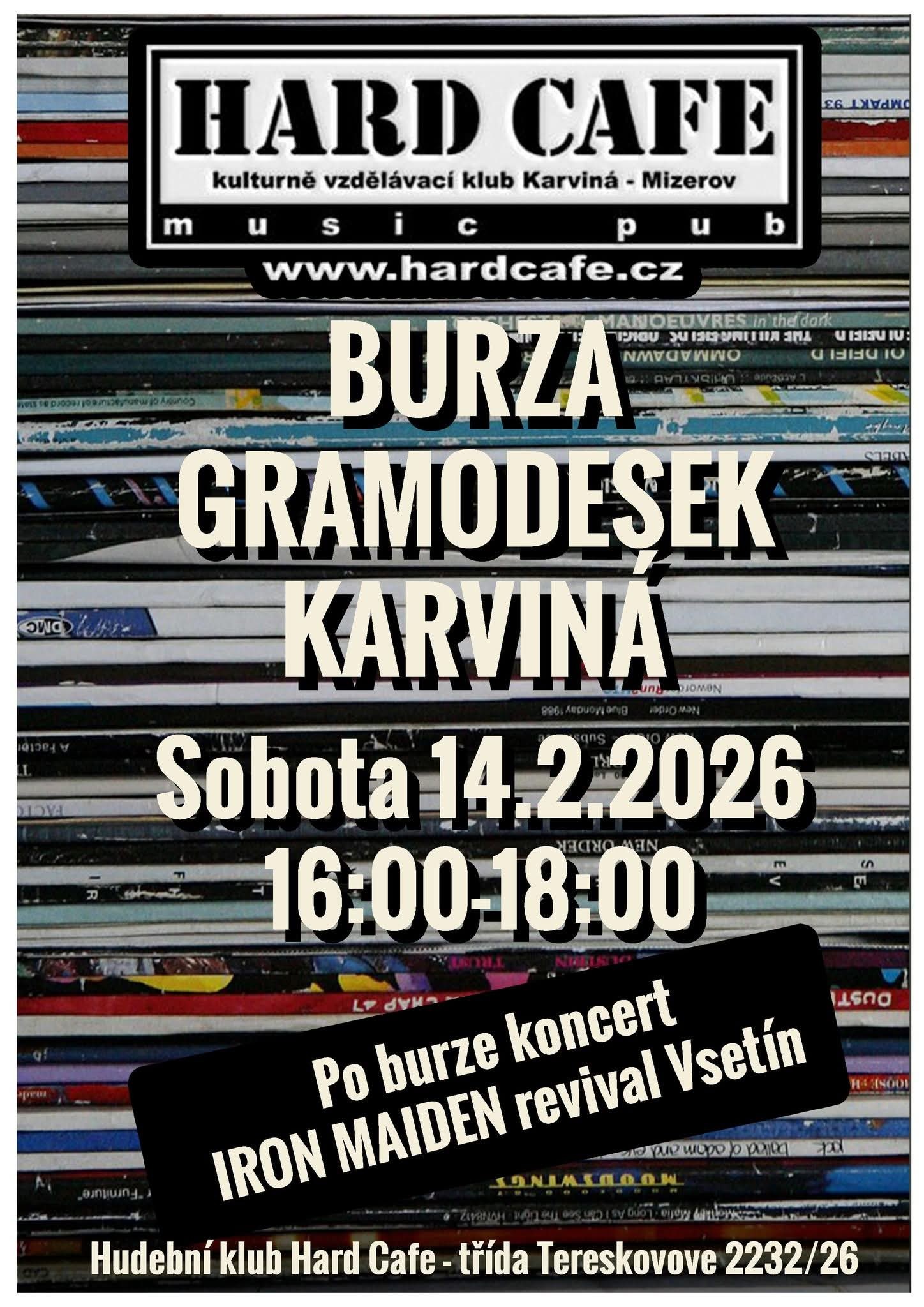 Burza gramodesek v Hard Cafe
